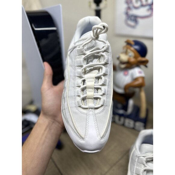 Nike Air Max 95 Essential Men's Size 8 Women's Size 9.5 White-Grey Fog VNDS - Picture 3 of 10